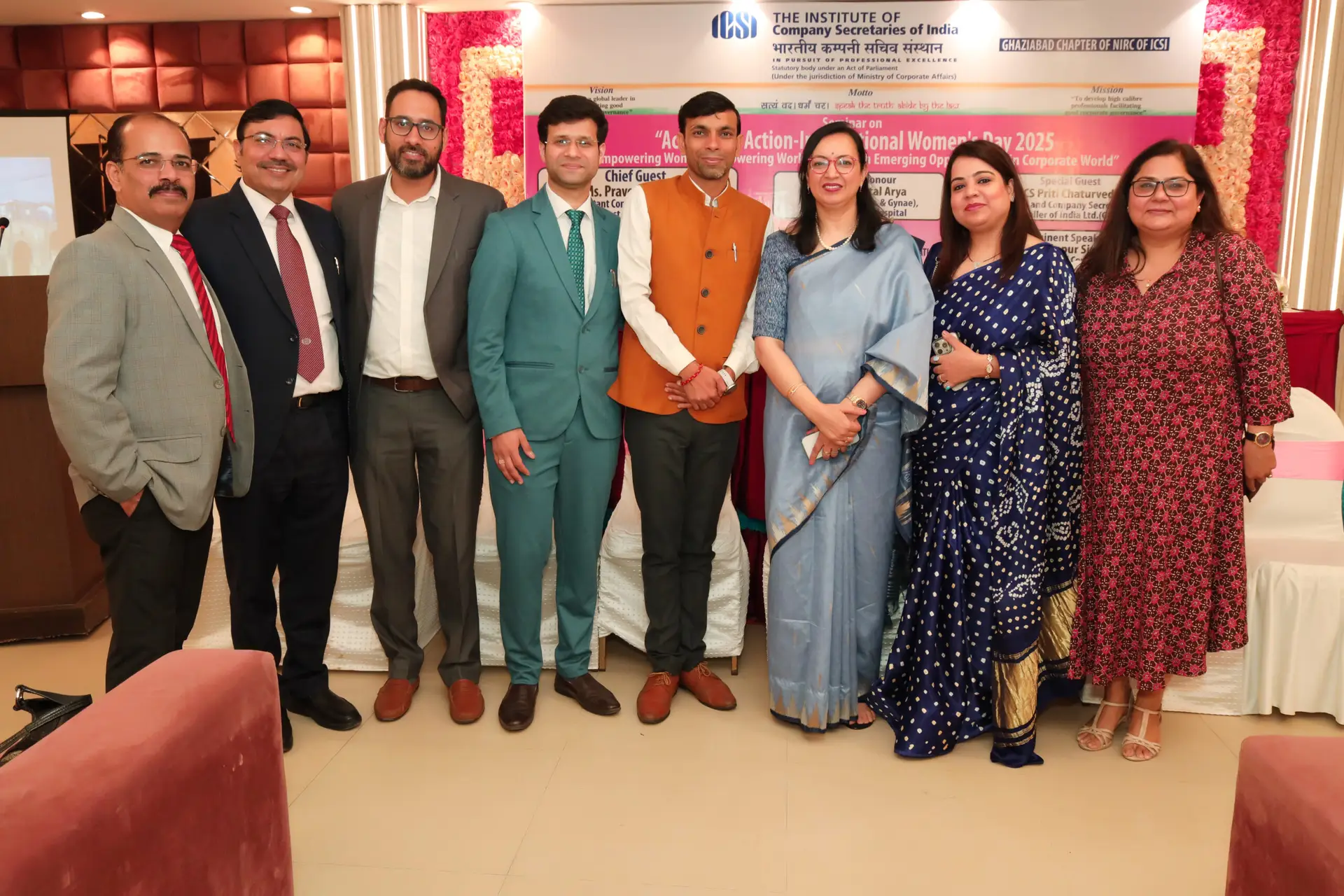 It was a privilege to speak at the Ghaziabad Chapter's Women's Day celebration on the topic of "Independent Woman Director." Sharing practical experiences from serving on the boards of three listed companies made the session engaging and insightful. Meaningful discussions on leadership, governance, and boardroom responsibilities continue to inspire more women to take on strategic leadership roles.